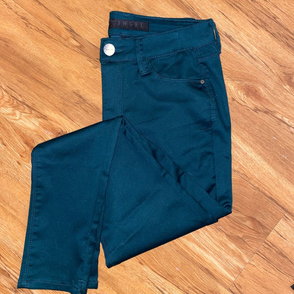Dark Teal Skinny Jeans